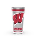 Wisconsin 20 oz. Stainless Steel Tervis Tumblers with Hammer Lids - Set of 2 - Image 1