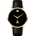 Appalachian State Men's Movado Gold Museum Classic Leather - Image 2