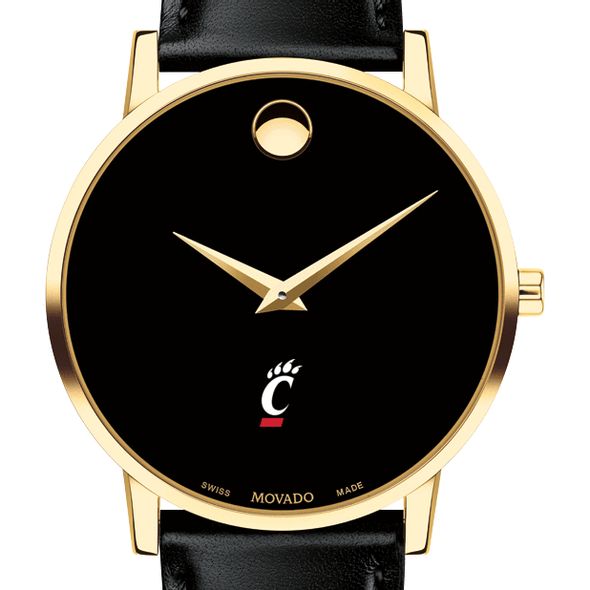 Cincinnati Men's Movado Gold Museum Classic Leather - Image 1