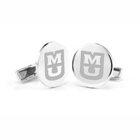 University of Missouri Cufflinks in Sterling Silver