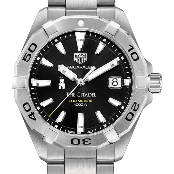 Citadel Men's TAG Heuer Steel Aquaracer with Black Dial