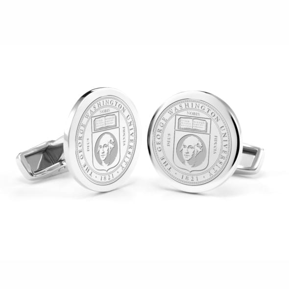 George Washington University Cufflinks in Sterling Silver
