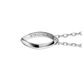 University of Virginia Monica Rich Kosann Poesy Ring Necklace in Silver - Image 3