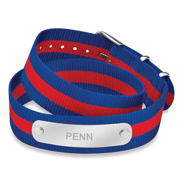University of Pennsylvania Double Wrap NATO ID Bracelet