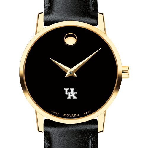 Kentucky Women's Movado Gold Museum Classic Leather