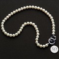 Chi Omega Pearl Necklace with Sterling Silver Charm - Image 1