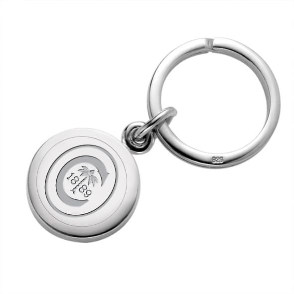 Clemson Sterling Silver Insignia Key Ring - Image 1