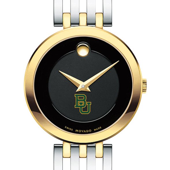 Baylor University Women's Movado Esparanza Two-Tone Museum with Bracelet