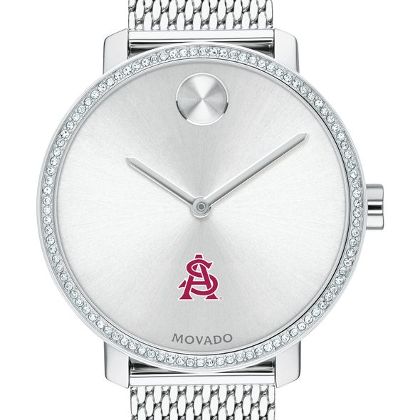 ASU Women's Movado Bold with Crystal Bezel & Mesh Bracelet - Image 1