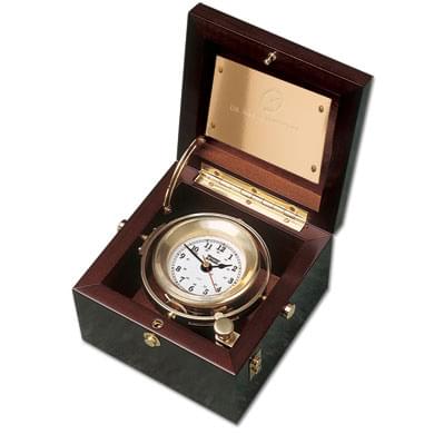 USNI Weems & Plath Gimbal Box Clock