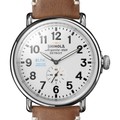 UNC Kenan-Flagler Shinola Watch, The Runwell 47mm White Dial - Image 1