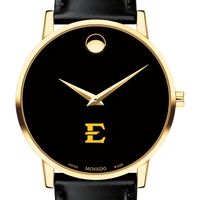 East Tennessee State Men's Movado Gold Museum Classic Leather