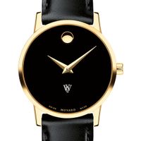 WashU Women's Movado Gold Museum Classic Leather