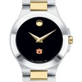 Auburn Women's Movado Collection Two-Tone Watch with Black Dial - Image 1