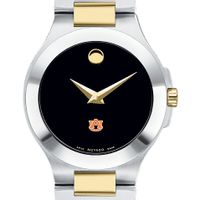 Auburn Women's Movado Collection Two-Tone Watch with Black Dial