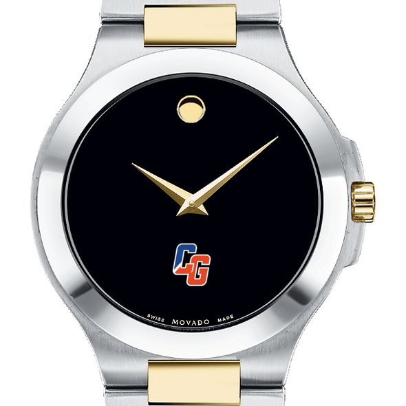 USCGA Men's Movado Collection Two-Tone Watch with Black Dial - Image 1