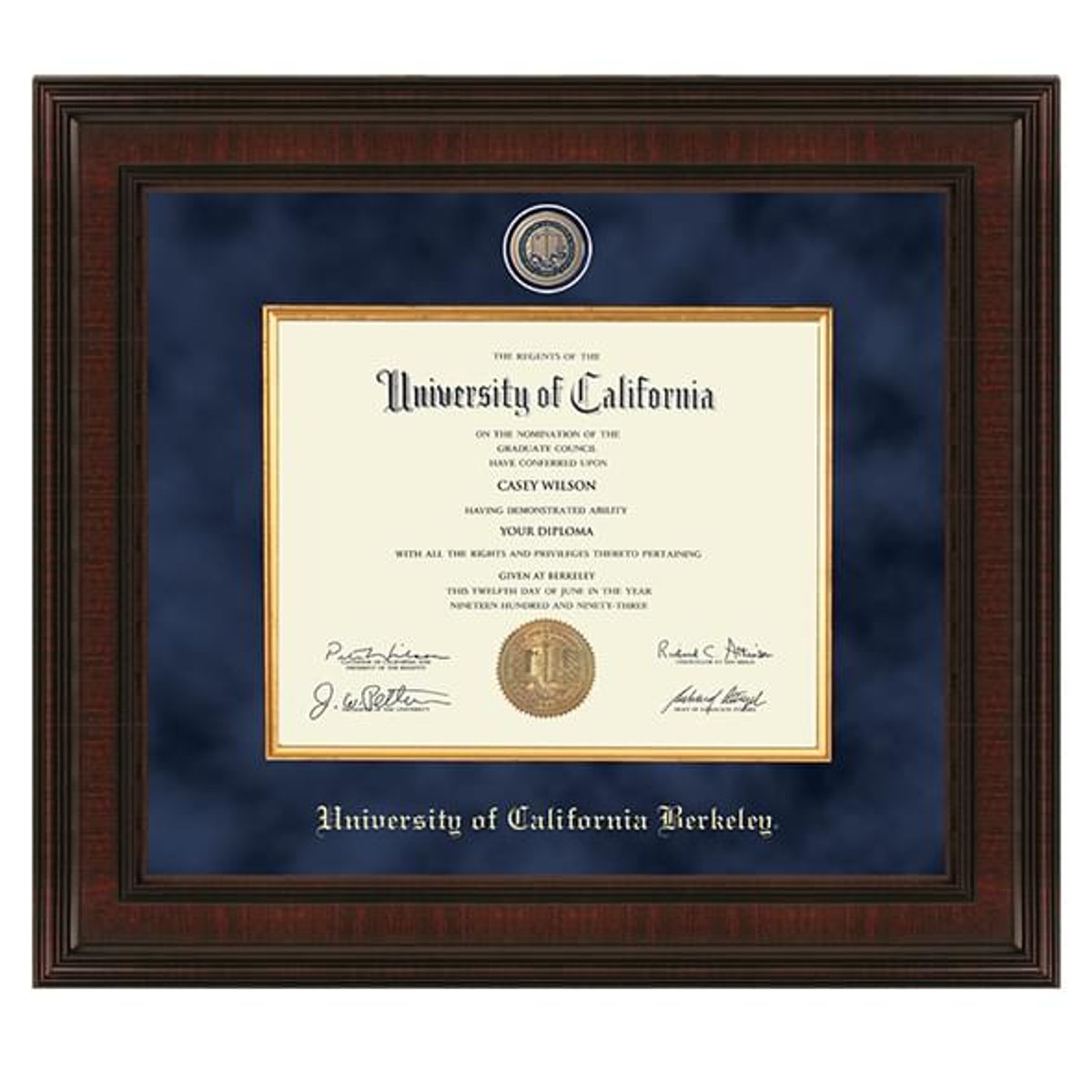 Berkeley Diploma Frame Excelsior Graduation Gift
