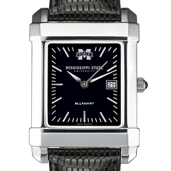 Mississippi State Men's Black Quad with Leather
