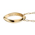 West Point Monica Rich Kosann Poesy Ring Necklace in Gold - Image 3