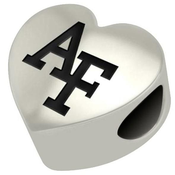 Air Force Academy Heart Shaped Bead