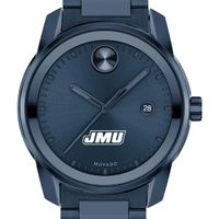 James Madison University Men's Movado BOLD Blue Ion with Date Window