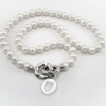 Lehigh Pearl Necklace with Sterling Silver Charm - Image 1