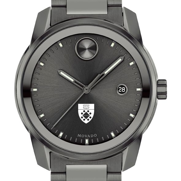 Yale School of Management Men's Movado BOLD Gunmetal Grey with Date Window - Image 1