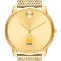 Michigan Ross Men's Movado Bold Gold 42 with Mesh Bracelet - Image 1