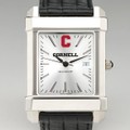 Cornell Men's Collegiate Watch with Leather Strap - Image 1