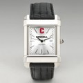 Cornell Men's Collegiate Watch with Leather Strap - Image 2