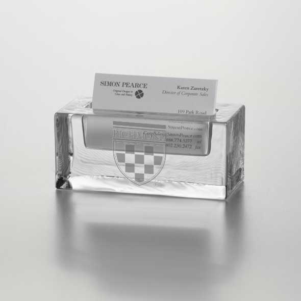 University of Richmond Glass Business Cardholder by Simon Pearce
