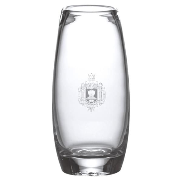 Naval Academy Glass Addison Vase by Simon Pearce
