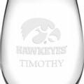 Iowa Stemless Wine Glasses Made in the USA - Set of 2 - Image 3