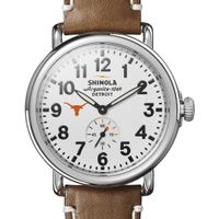 Texas Longhorns Shinola Watch, The Runwell 41mm White Dial