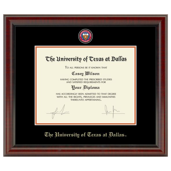 UT Dallas Diploma Frame - Masterpiece - Image 1