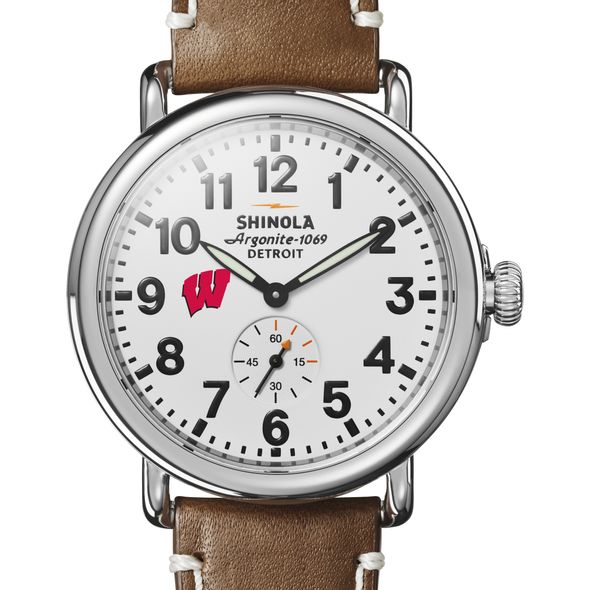 Wisconsin Shinola Watch, The Runwell 41mm White Dial - Image 1