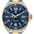 click to view MIT Men's TAG Heuer Two-Tone Formula 1 with Blue Dial & Bezel - Image 1