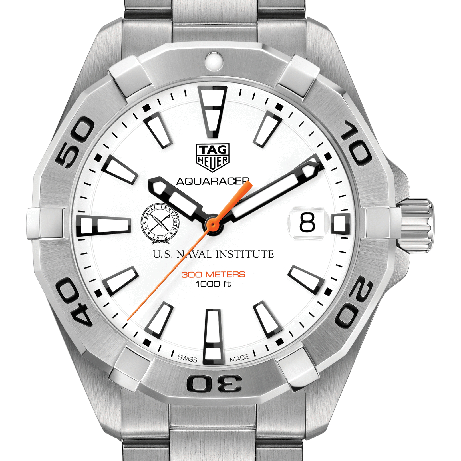 US Naval Institute Men's TAG Heuer Steel Aquaracer