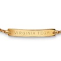 Virginia Tech Monica Rich Kosann Petite Poesy Bracelet in Gold - Image 2