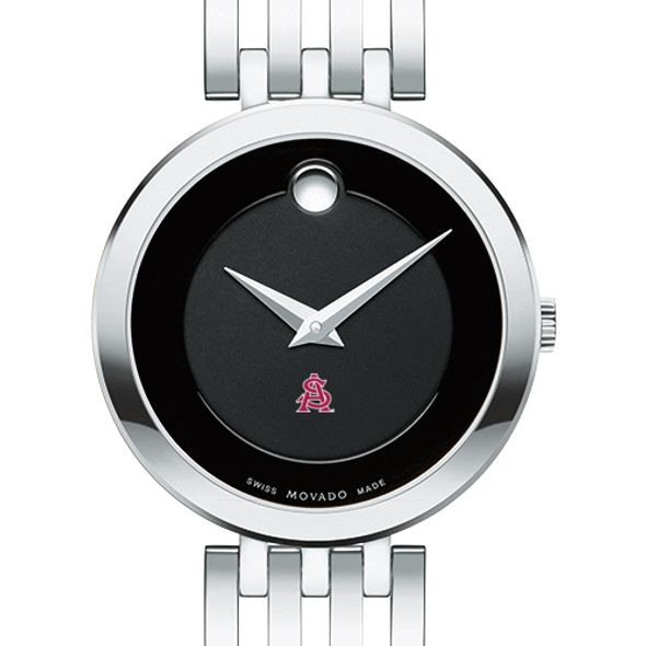 Arizona State Women's Movado Esparanza Stainless Steel Museum with Bracelet