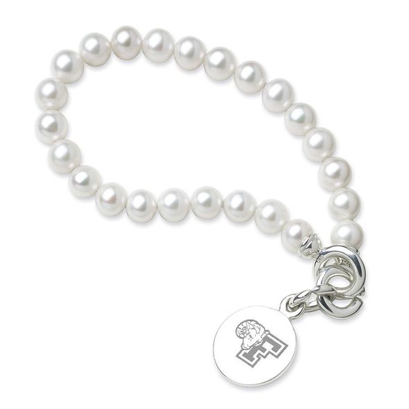 Fordham Pearl Bracelet with Sterling Silver Charm - Image 1