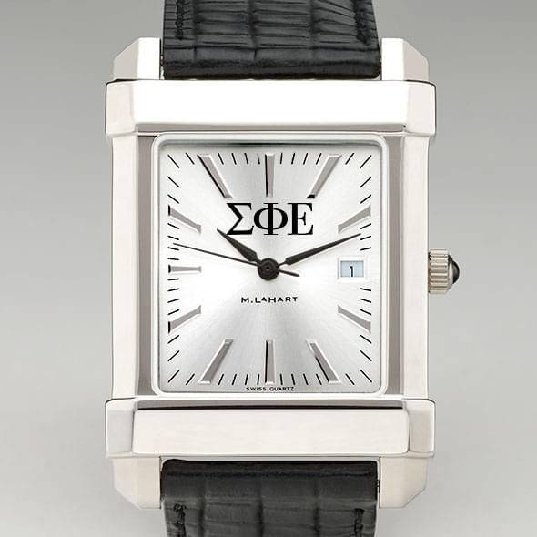 Sigma Phi Epsilon Men's Collegiate Watch with Leather Strap - Image 1