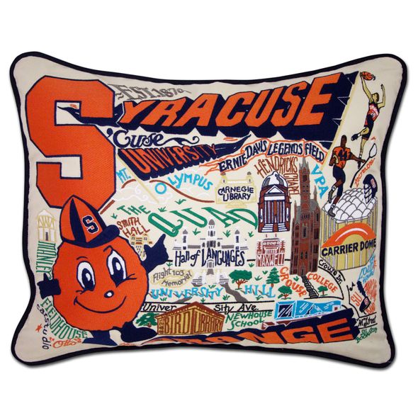 Syracuse Embroidered Pillow - Image 1