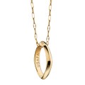 US Air Force Academy Monica Rich Kosann Poesy Ring Necklace in Gold - Image 1
