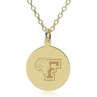 Fordham 18K Gold Pendant & Chain