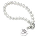 West Point Pearl Bracelet with Sterling Silver Charm - Image 1