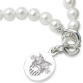 West Point Pearl Bracelet with Sterling Silver Charm - Image 2