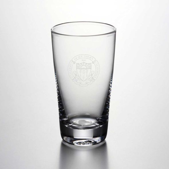 USC Ascutney Pint Glass by Simon Pearce - Image 1