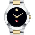 Wesleyan Women's Movado Collection Two-Tone Watch with Black Dial - Image 1