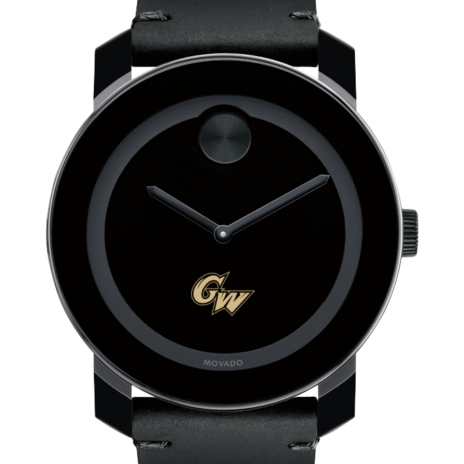 George Washington Men's Movado BOLD with Leather Strap